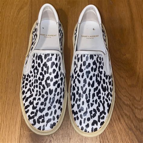 ysl sneakers lips|saint laurent slip on sneakers.